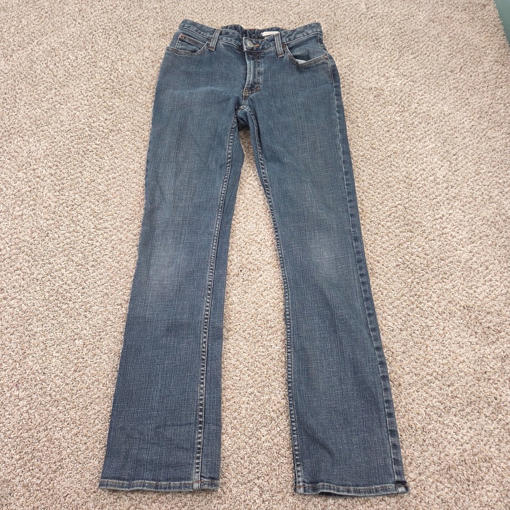 Vintage Gap Bootcut Jeans Junior's Size 1 Medium Wash Blue Low Rise Made In USA